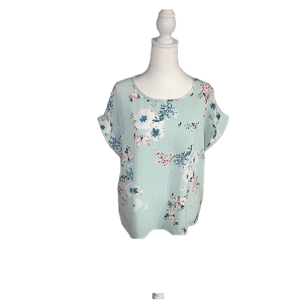 Floral Mint Blouse *make offers*